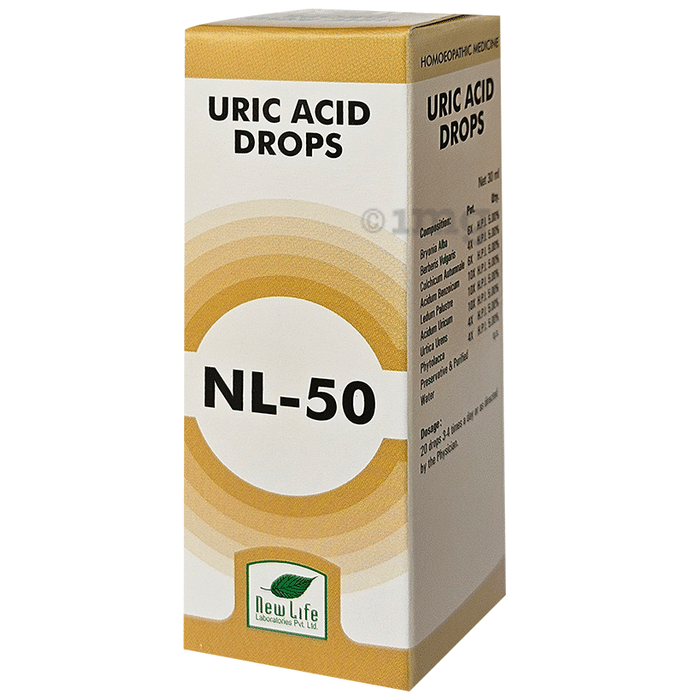 Dr Boricke NL 50 Uric Acid Drops