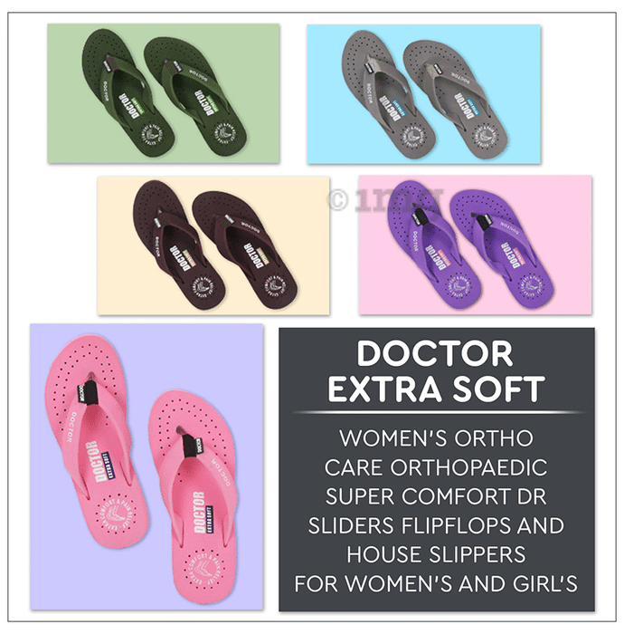 Doctor extra soft hotsell slippers size chart