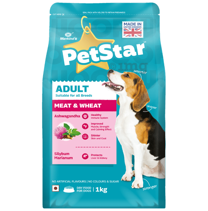 Petstar Adult Dry Dog Food Meat & Wheat