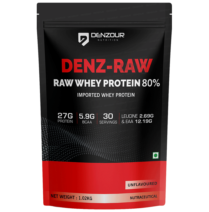 Denzour Nutrition Denz-Raw Whey Protein Powder Unflavored