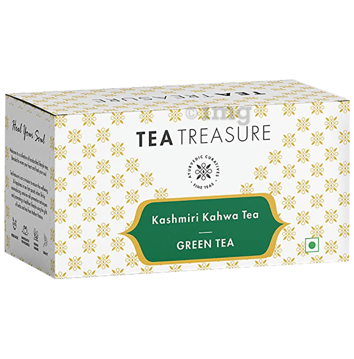 Tea Treasure Kashmir Kahwa Green Tea Bag (2gm Each)