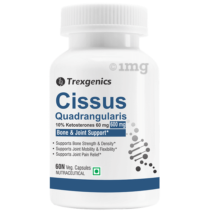 Trexgenics Cissus Quadragularis 10% Ketosterones 600mg Veg Capsule