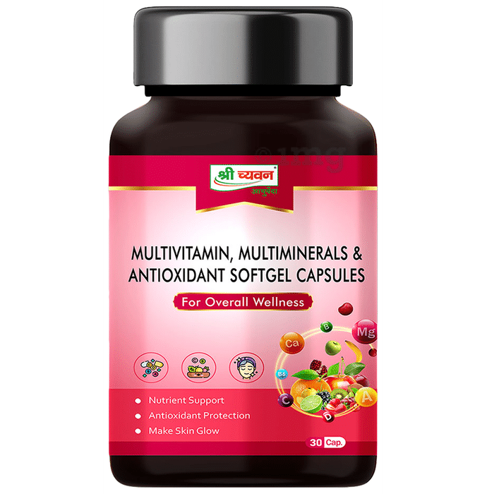 Shri Chyawan Multivitamin, Multiminerals & Antioxidant Softgel Capsule