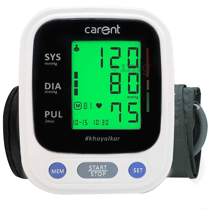Carent BP51 Pro Fully Automatic Digital Blood Pressure Monitor White