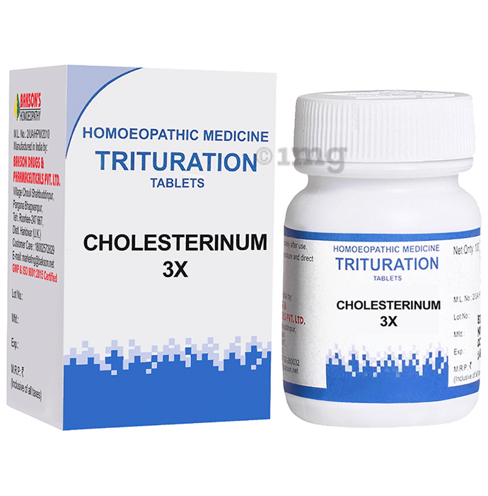 Bakson's Homeopathy Cholesterinum Trituration Tablet 3X