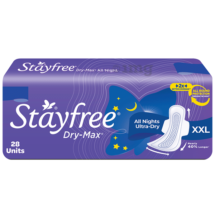 Stayfree Dry-Max All Night Ultra-Dry Pads XXL