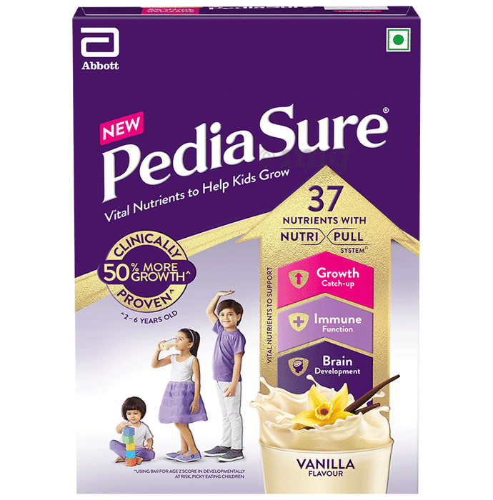 PediaSure Scientifically Designed Nutritional Drink for Kids Growth Vanilla