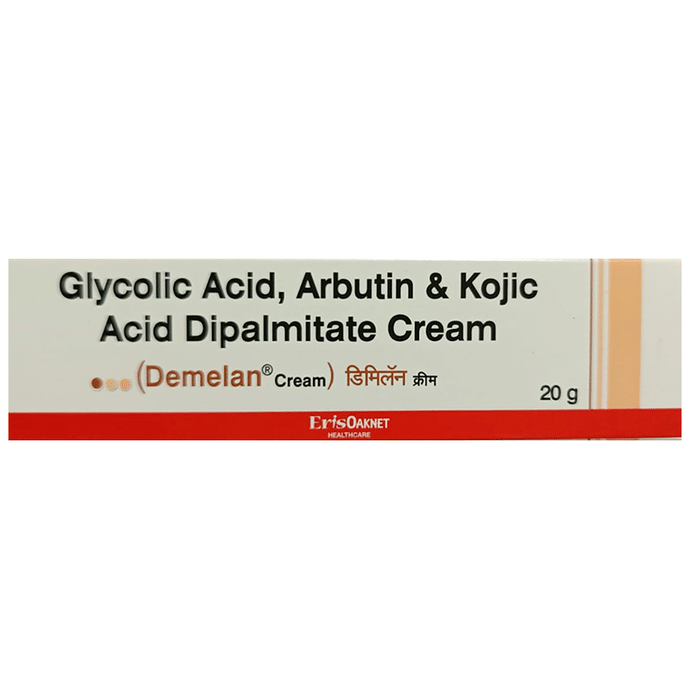 Demelan Cream with Glycolic Acid, Arbutin & Kojic Acid