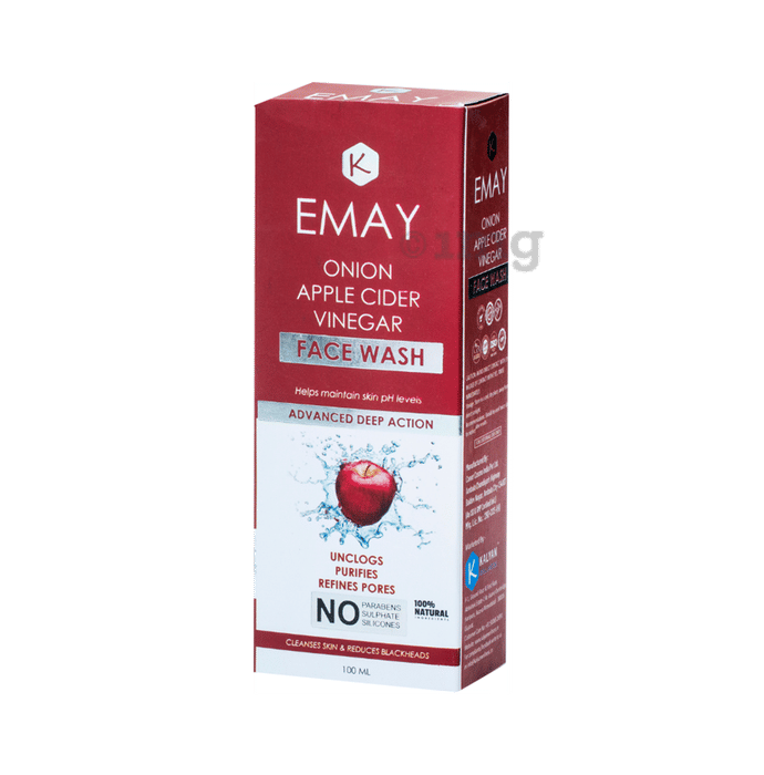 Emay Onion Apple Cider Vinegar Face Wash Buy tube of 100 ml Face Wash