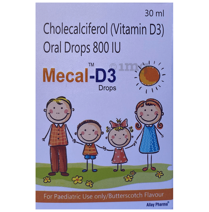 Mecal-D3 Oral Drop Butterscotch
