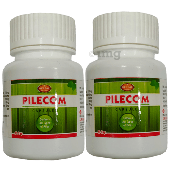 S.P Pharmaceuticals Pilecom Capsule (30 Each)