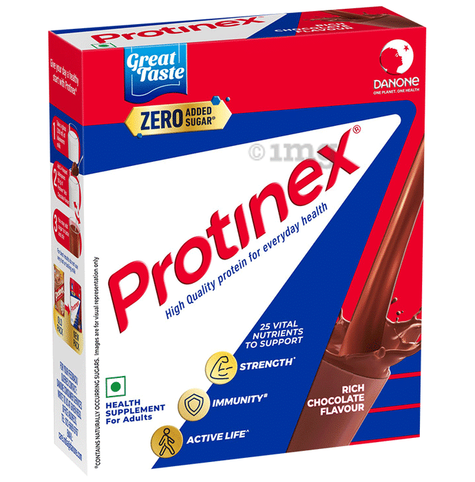 Protinex High Quality Protein | Nutritional Drink for Immunity & Strength | Powder Rich Chocolate No Added Sugar