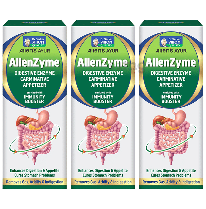 Allen Laboratories Allenzyme Digestive Enzyme Carminative Appetizer (250ml Each)