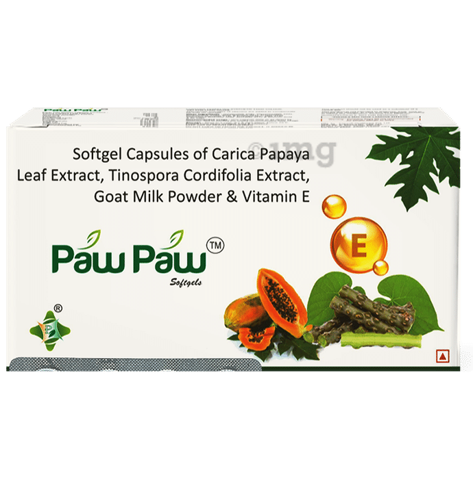 Paw Paw Carica Papaya Leaf Extract Softgel (10 Each)