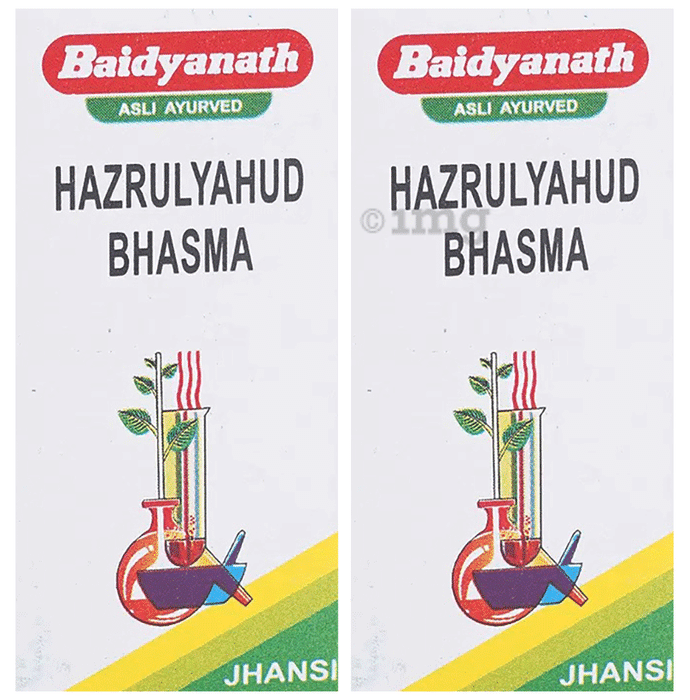 Baidyanath (Jhansi) Hazrulyahud Bhasma (10gm Each)
