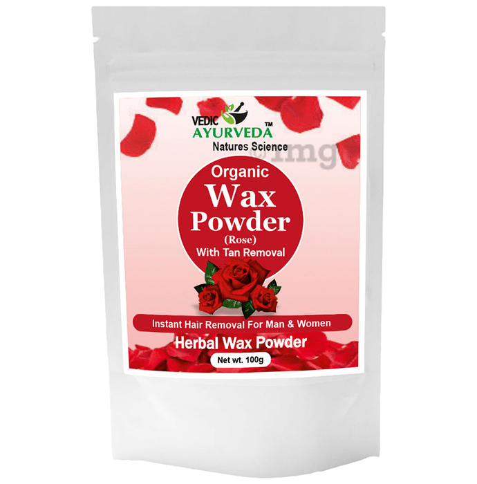 Vedic Ayurveda Rose Herbal Wax Powder