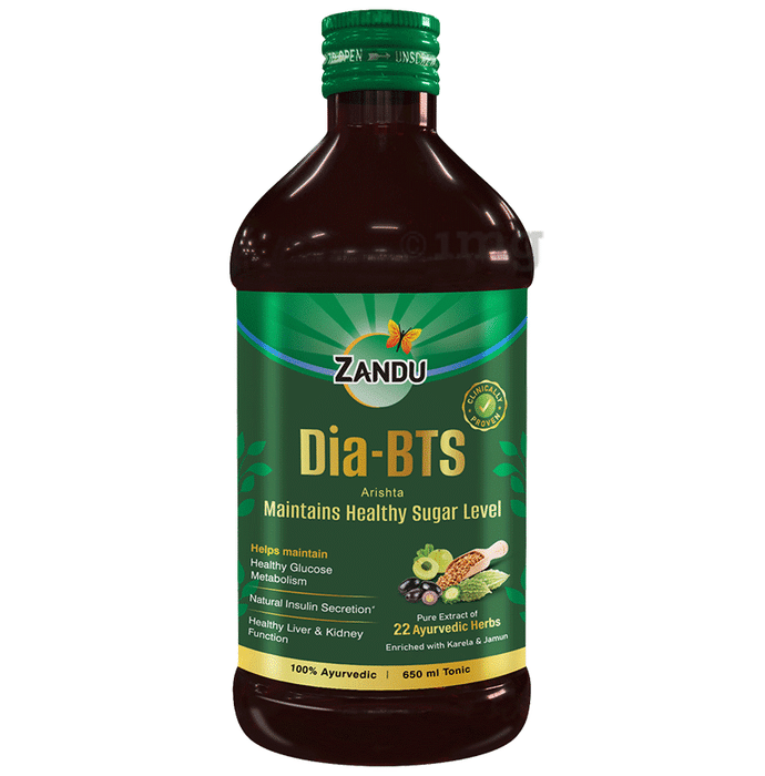 Zandu Dia-BTS Tonic Made with 22 Scientifically Tested Herbs