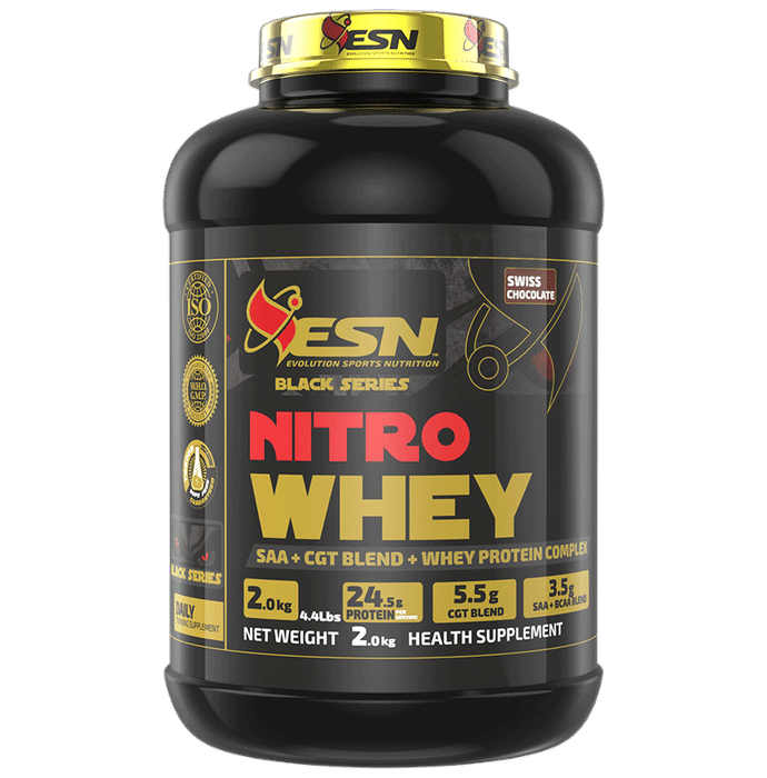 ESN Black Series Nitro Whey Powder Swiss Chocolate