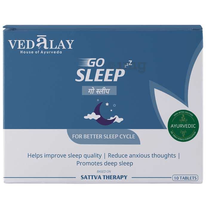 Vedalay House of Ayurveda Go Sleep Tablet (10 Each)