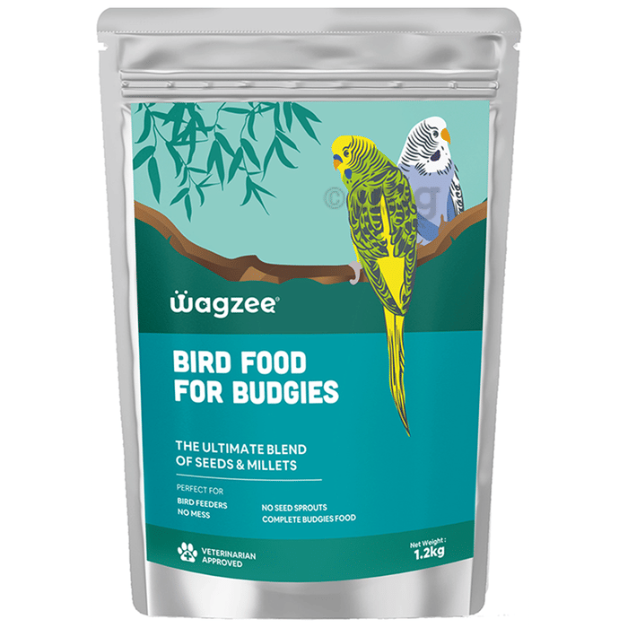 Wagzee Bird Food for Budgies Buy packet of 1.2 kg Seeds at best price