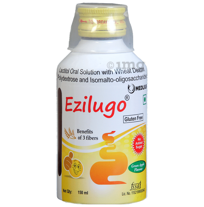 Ezilugo Oral Solution Green Apple No Added Sugar