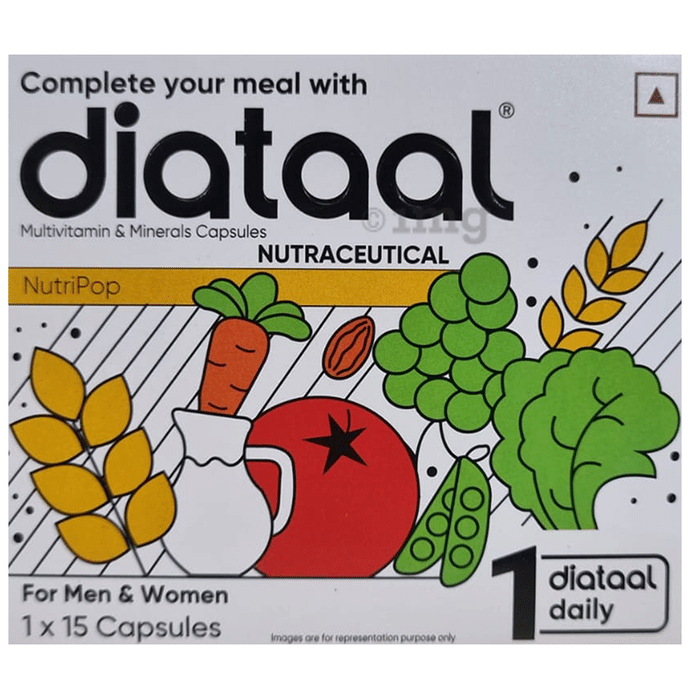 Diataal Nutripop Multivitamin Capsule for Immunity, Fitness & Wellness