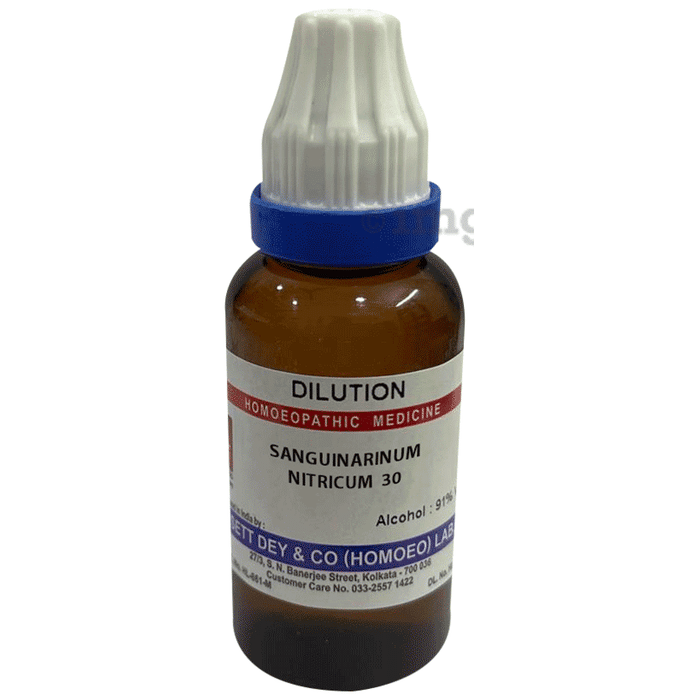 Sett Dey Sanguinaria Nitricum Dilution 30