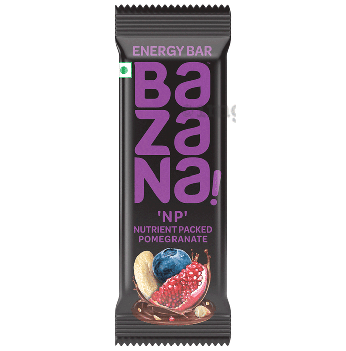 Bazana Energy Bar Nutrient Packed Pomegranate