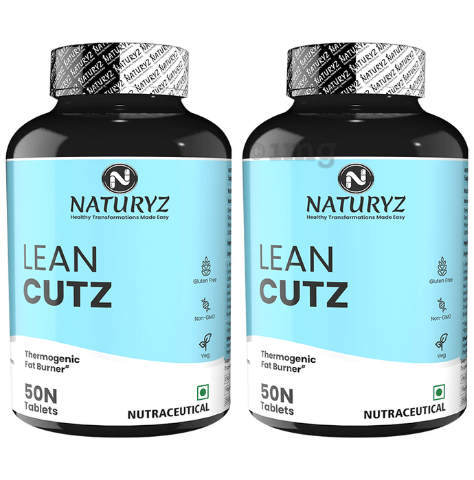 Naturyz Lean Cutz Thermogenic Fat Burner Weight loss tablets for Men & Women (50 Each)