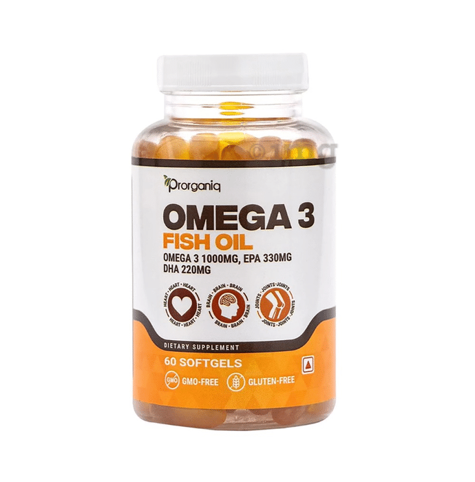 Prorganiq Omega 3 Fish Oil Softgels