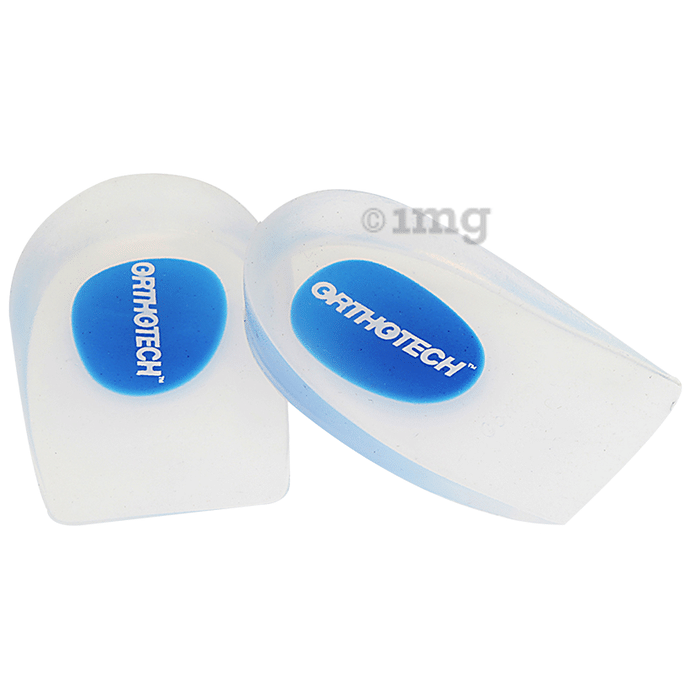 Orthotech OR-7009 Silicon Heel Pad Large Transparent