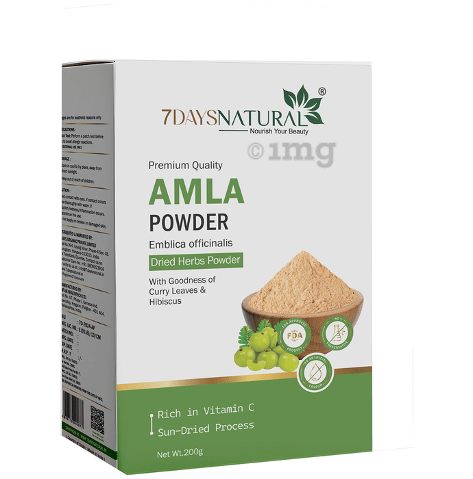 7 Days Natural Amla Powder