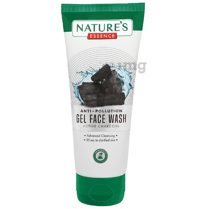 Nature's Essence Anti - Pollution Gel Face Wash Active Charcoal