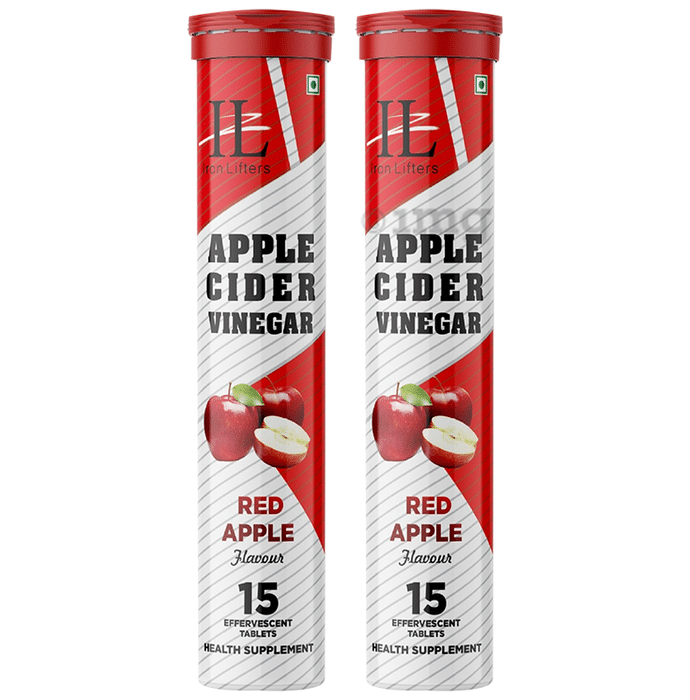 Iron Lifters Apple Cider Vinegar  Effervescent Tablet (15 Each) Red Apple