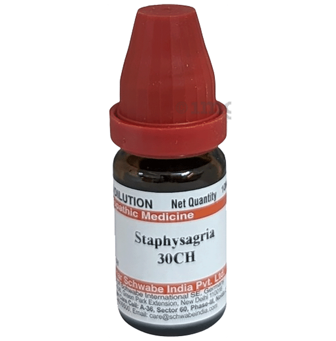 Dr Willmar Schwabe India Staphysagria Dilution 30 CH