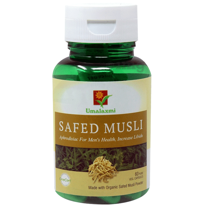 Umalaxmi Organics Safed Musli Veg Capsules