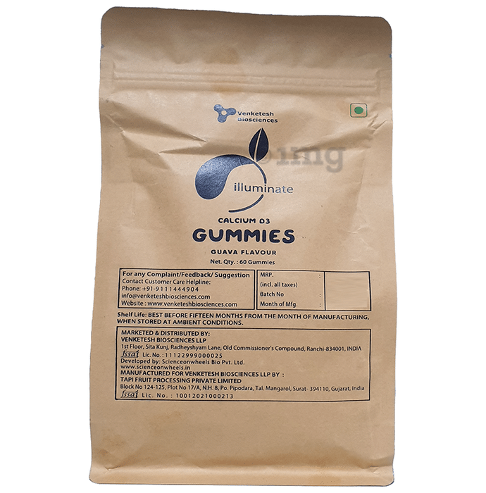 Illuminate Calcium D3 Gummies Guava