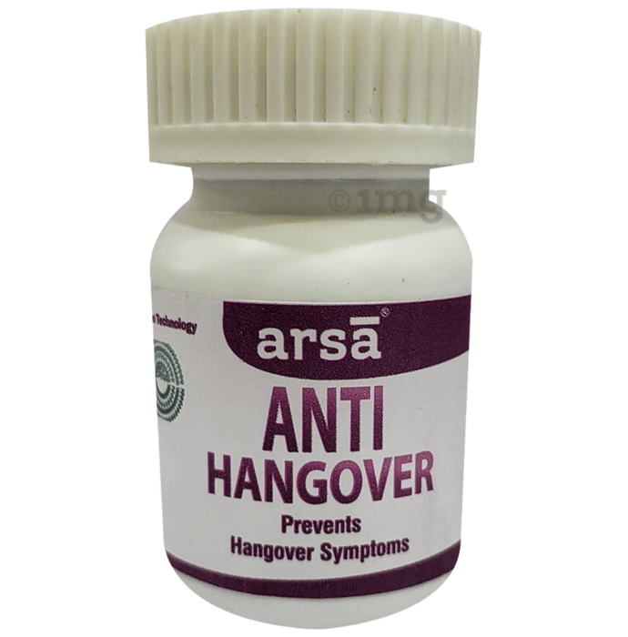Arsa Anti Hangover Tablet Buy bottle of 30 tablets at best price in