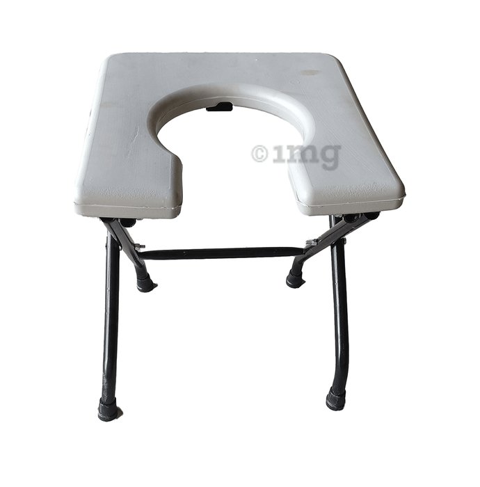 Komfort Pride Foldable Commode Stool Grey Buy box of 1 Unit at best price in India 1mg