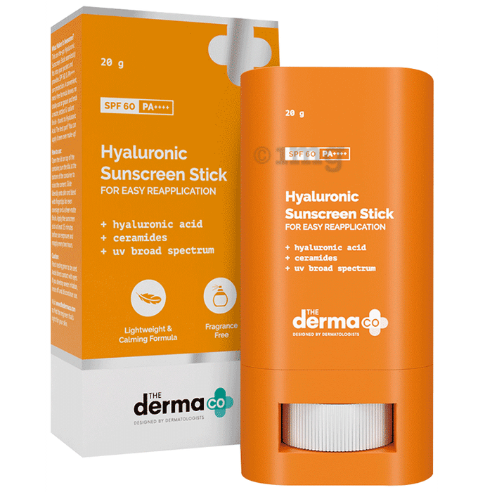 The Derma Co Hyaluronic Sunscreen Stick SPF 60 PA++++