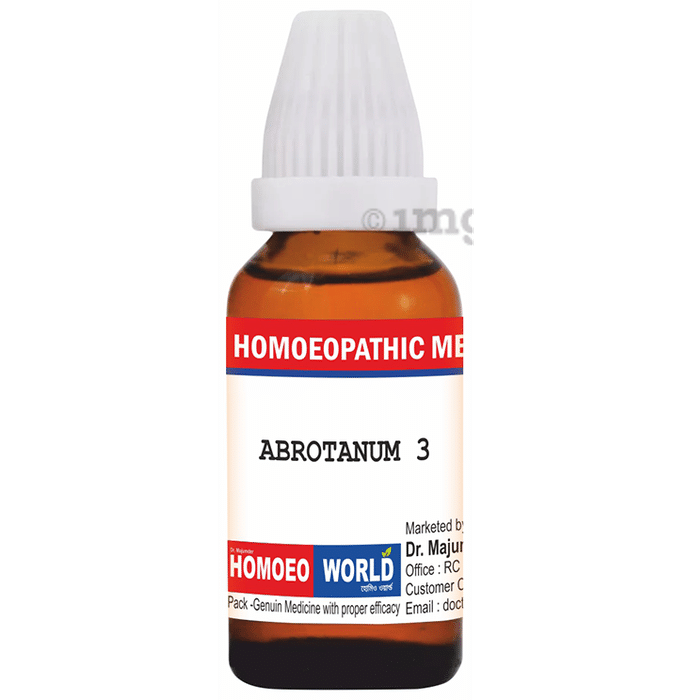 Dr. Majumder Homeo World Abrotanum Dilution (30ml Each) 3