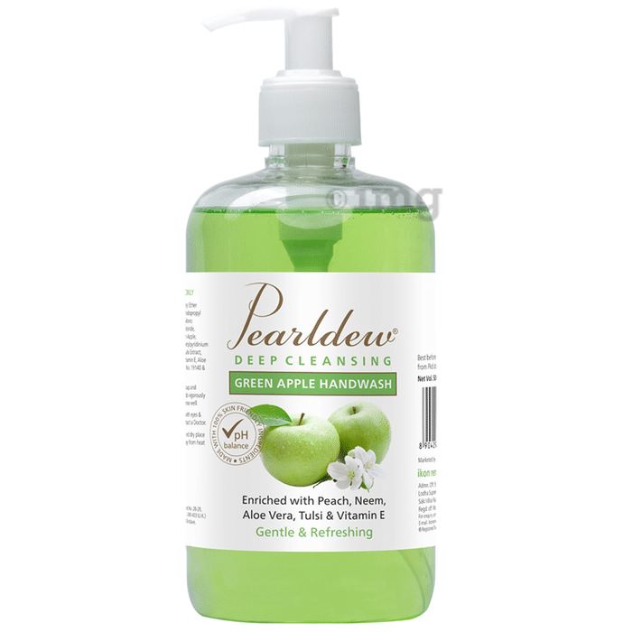 Pearldew Deep Cleansing Green Apple Handwash (500ml Each)