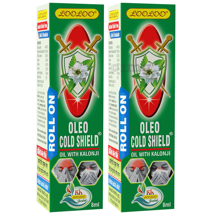 LooLoo Oleo Cold Sheild Oil with Kalonji Roll On (8ml Each)