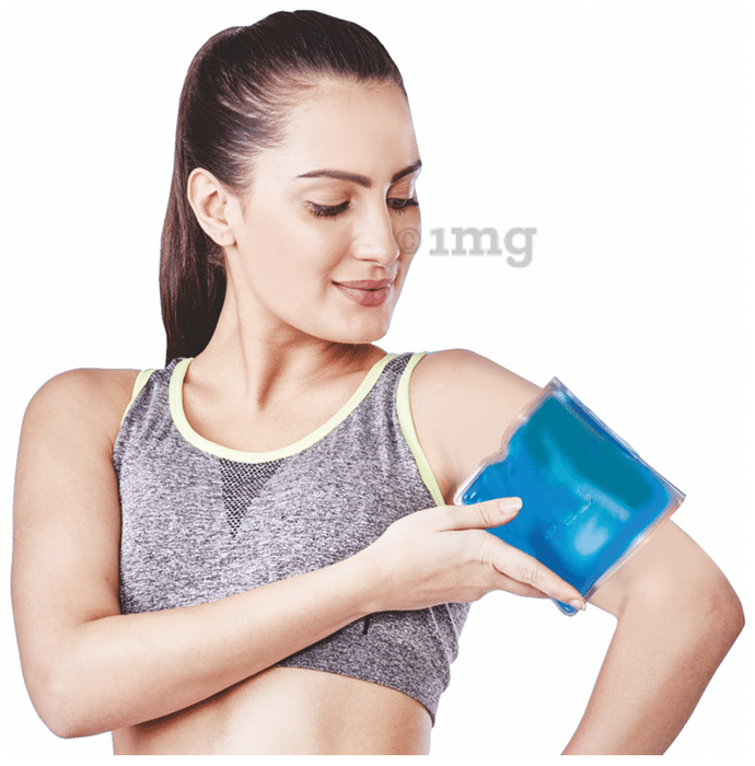 Vissco Icecool Gel Pack, Re-Freezable for Shoulder & Back Pain Relief Small