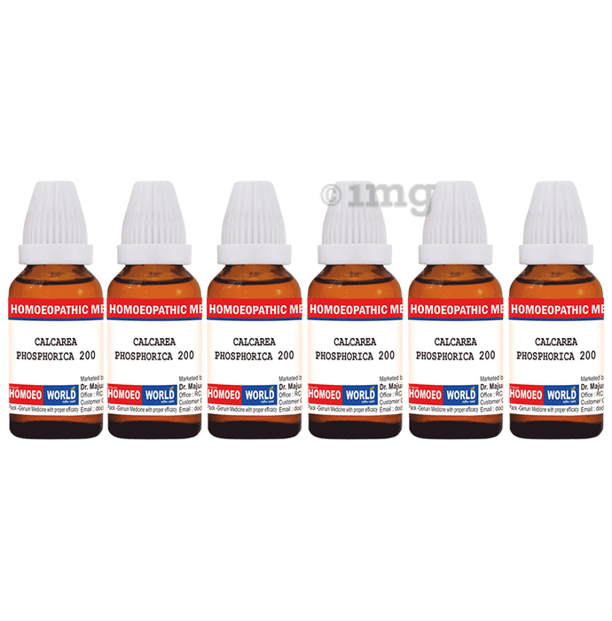 Dr. Majumder Homeo World Calcarea Phosphorica Dilution(30ml Each) 200 CH