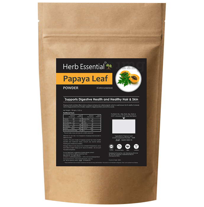Herb Essential Papaya Leaf Powder