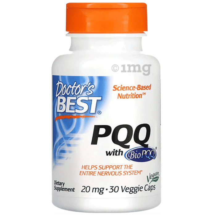 Doctor's Best PQQ 20mg Veggie Caps | Promotes Mitochondrial Function