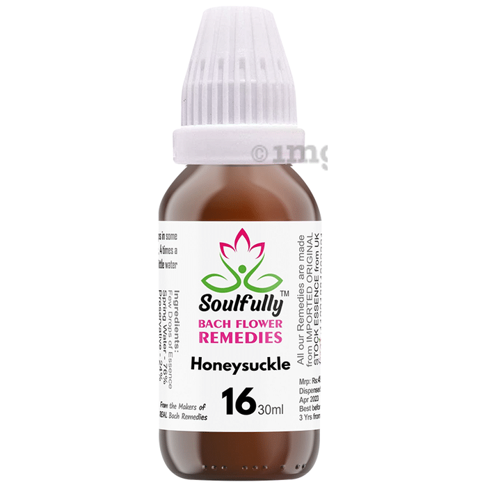 Soulfully Honeysuckle Bach Flower Remedies Drops