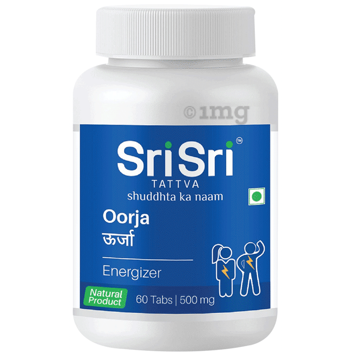 Sri Sri Tattva Oorja 500mg Tablet | Supports Energy Levels