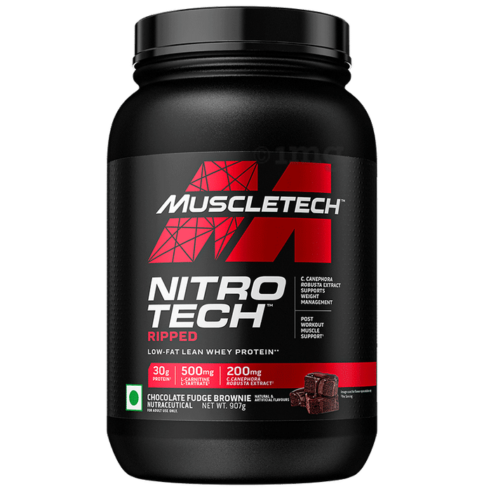 Muscletech Nitrotech Ripped Chocolate Fudge Brownie